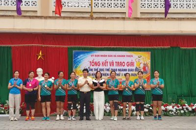 GIÁO VIÊN TRƯỜNG TIỂU HỌC KHÁNH LỢI TÍCH CỰC THAM GIA HỘI THI TDTT NGÀNH GIÁO DỤC XÃ KHÁNH THIỆN LẦN THỨ I NĂM 2026